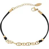 Gaya Pulseira ouro / preto