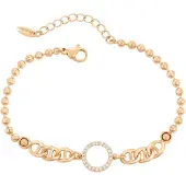 Faina Pulseira ouro / transparente