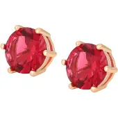 NAEMI Brincos ouro / vermelho