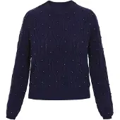 Faina Pullover azul escuro