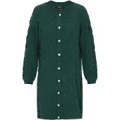 Faina Casaco de malha 'Fashion Look' verde escuro
