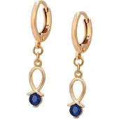 Gaya Brincos safira / ouro