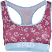 PSD Soutien azul claro / vermelho vinho / branco