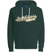Jack & Jones Sweatshirt 'Mel' amarelo / verde / branco