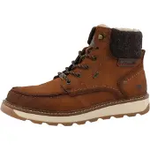 Mustang Botas com atacadores 'Elio' conhaque / antracite