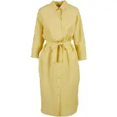 Fynch&Hatton Vestido De Manga 3/4 3/4 Sleeve Linen Mix