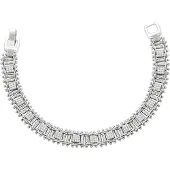 Faina Pulseira prata / transparente