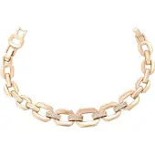 NAEMI Pulseira ouro rosa / transparente