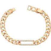 Faina Pulseira ouro / transparente