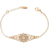 Gaya Pulseira ouro rosa