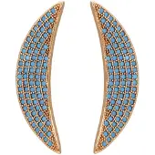 NAEMI Brincos turquesa / ouro