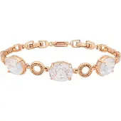Gaya Pulseira ouro / transparente