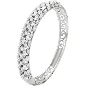 Faina Pulseira prata / transparente