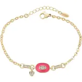 NAEMI Pulseira ouro / cor-de-rosa