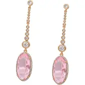 NAEMI Brincos ouro / cor-de-rosa