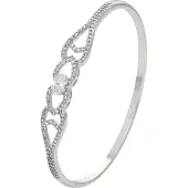 NAEMI Pulseira prata / transparente