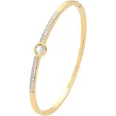 Faina Pulseira ouro / transparente
