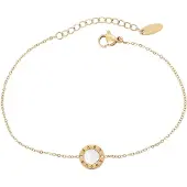 Faina Pulseira ouro / transparente