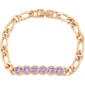 Gaya Pulseira ouro rosa