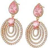 NAEMI Brincos ouro / rosa