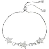Faina Pulseira prata / transparente