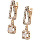 NAEMI Brincos ouro / transparente