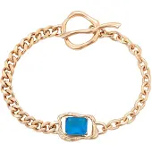 Faina Pulseira azure / ouro rosa