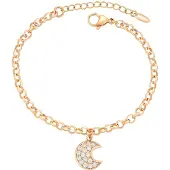 Faina Pulseira ouro / transparente