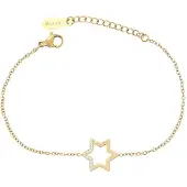 Faina Pulseira ouro / transparente