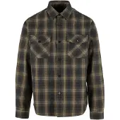 INDICODE JEANS Camisa 'INAlomo' castanho claro / preto