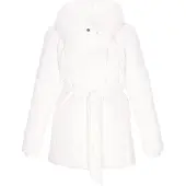 Usha WHITE LABEL Sobretudo meia-estação offwhite