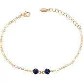 NAEMI Pulseira navy / ouro