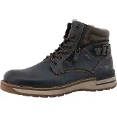 Mustang Botas com atacadores navy