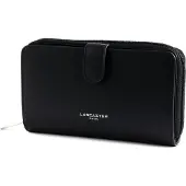 LANCASTER PARIS Carteiras 'Lancaster Compagnon Smooth Noir' preto