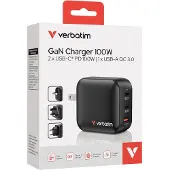 Verbatim Carregador De Parede Usb-a E Usb-c 32230