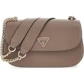 GUESS Mala de ombro 'Bandoulière Daryna 2-Comp Dark Taupe' castanho