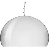 Kartell Candeeiro suspenso FL/Y, cromado brilhante, Ø 52 cm