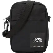 Jack & Jones Mala de ombro 'Jamie' preto / branco