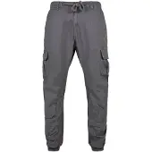 Urban Classics Calças cargo cinzento escuro