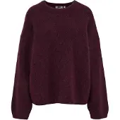 We fashion Pullover roxo escuro
