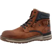 Mustang Botas com atacadores caramelo / preto