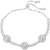 Faina Pulseira prata / transparente