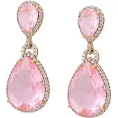 Gaya Brincos ouro / cor-de-rosa