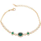 NAEMI Pulseira ouro / verde