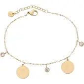 Faina Pulseira ouro / transparente