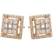 NAEMI Brincos ouro / transparente