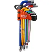 Stein Chave Torx Set With Hole 9 Pieces Long