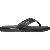 Pepe Jeans para homem. PMS90122 Chinelos Barrel Brand preto (43), Plano, Nenhum, Beachwear