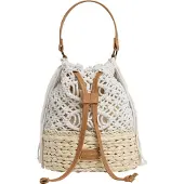 Pepe Jeans para mulher. PL031617 Bolsa Ayla Sunrise branco sujo (OSFA), Casual, Algodão