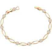 NAEMI Pulseira ouro / branco